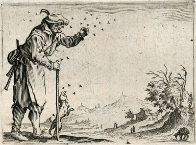 Capricer af forskellige figurer af Jacques Callot