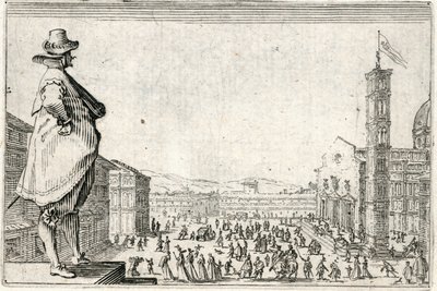 Capricer af forskellige figurer af Jacques Callot