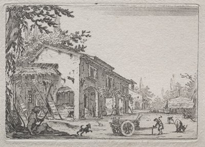 Caprices: Den italienske gård af Jacques Callot