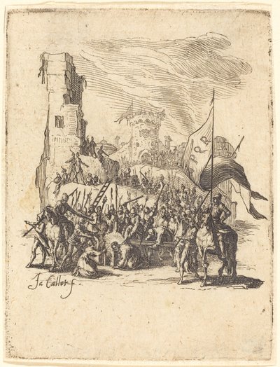 Kristus bærer korset af Jacques Callot