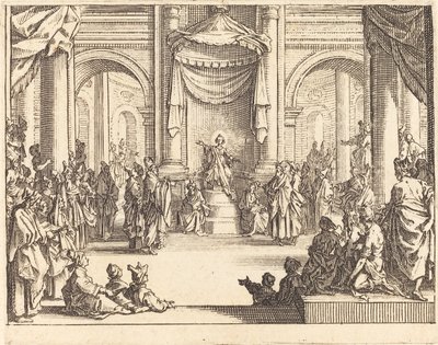 Kristus strides med lægerne af Jacques Callot