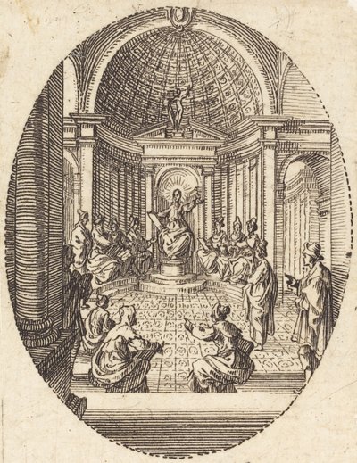 Kristus blandt lægerne af Jacques Callot