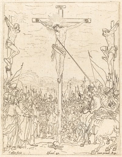 Kristus på korset. af Jacques Callot
