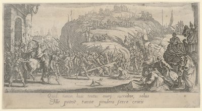Kristus bærer korset af Jacques Callot