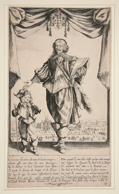 Claude Deruet (Portræt af Deruet) af Jacques Callot
