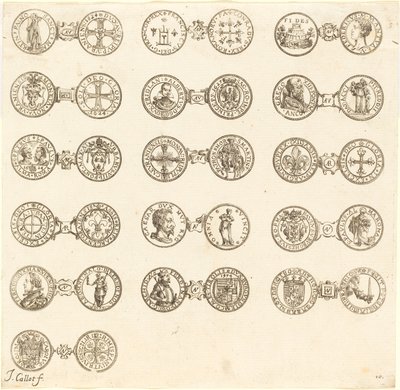 Mønter [plade 10] af Jacques Callot