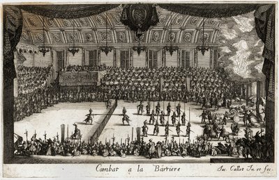 Combat a la barriere: turneringen ... (kobberstik) af Jacques Callot