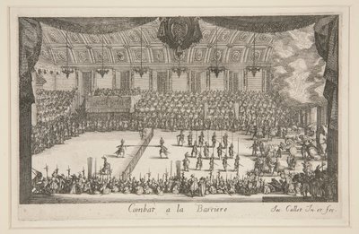 Kæmpe? Barriere, Kamp af Jacques Callot