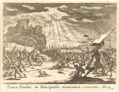 Omvendelse af Paulus af Jacques Callot