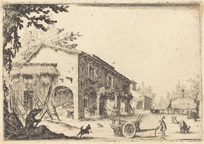 Gård til en gård af Jacques Callot