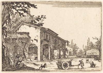 Gård til en gård af Jacques Callot