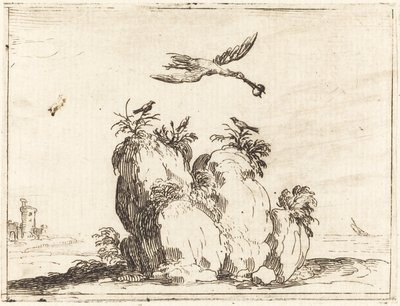 Kraneflyvning af Jacques Callot