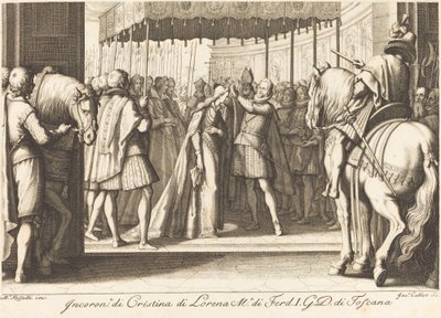 Kroning af storhertuginden af Jacques Callot