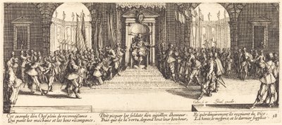 Uddeling af belønninger af Jacques Callot