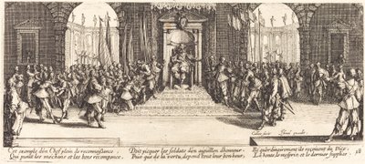 Uddeling af belønninger af Jacques Callot