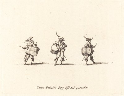 Bor med tromler af Jacques Callot