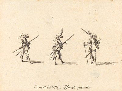 Bor med musketten af Jacques Callot