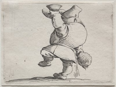 Drikker set bagfra. af Jacques Callot
