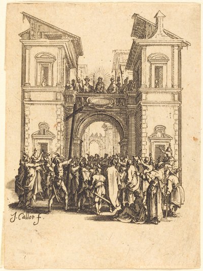 Se manden, ca. 16241625. af Jacques Callot
