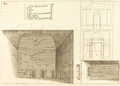 Forhøjelse af en passageplan af Jacques Callot