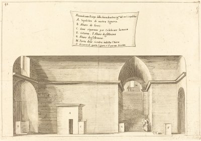 Forhøjelse af Den Hellige Gravs Kirke af Jacques Callot
