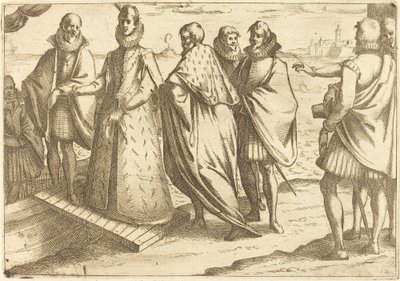 Ombordstigning i Genova af Jacques Callot