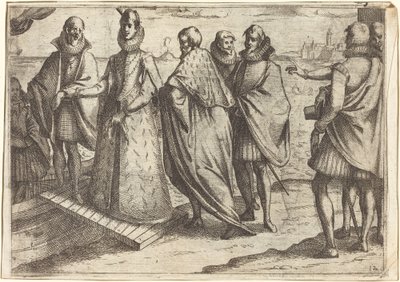 Ombordstigning i Genova [recto] af Jacques Callot