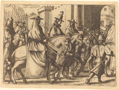 Indgang til Ferrara af Jacques Callot