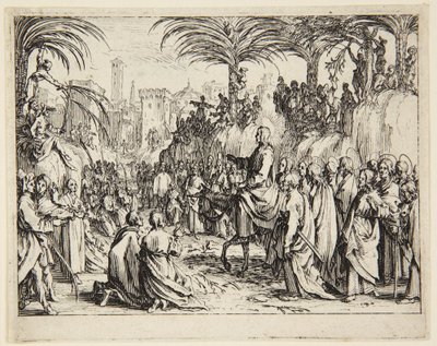 Indtoget i Jerusalem af Jacques Callot