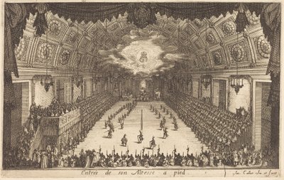 Hans Højheds indtog til fods af Jacques Callot