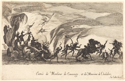 Indtræden af M. de Couvonge og M. de Chalabre af Jacques Callot