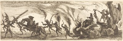 Indgang af M. de Couvonge og M. de Chalabre [ekstra plade] af Jacques Callot