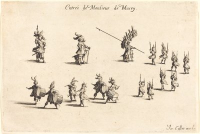 Indtræden af M. de Macey af Jacques Callot
