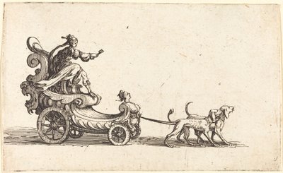 Indtræden af Monseigneur Henry de Lorraine, Marquis de Moy, under navnet Pirandre af Jacques Callot