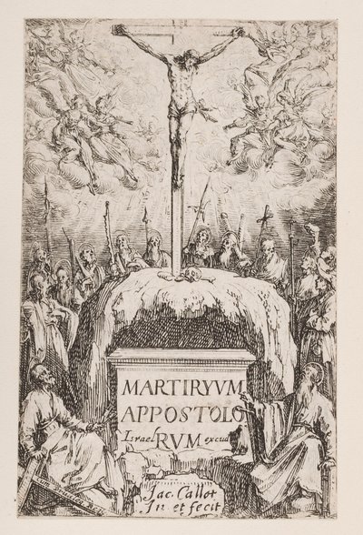 Frontispice; nr. 1 fra Apostlenes Martyrium af Jacques Callot