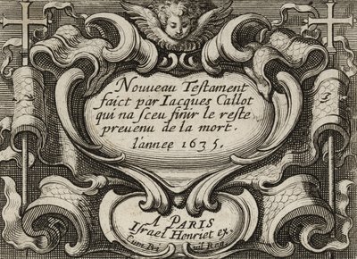 Frontispice, ca.1635 af Jacques Callot