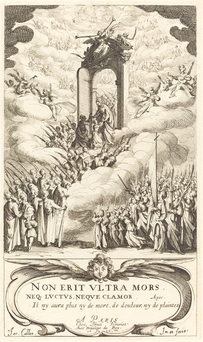 Frontispice til "The Calendar of Saints" af Jacques Callot