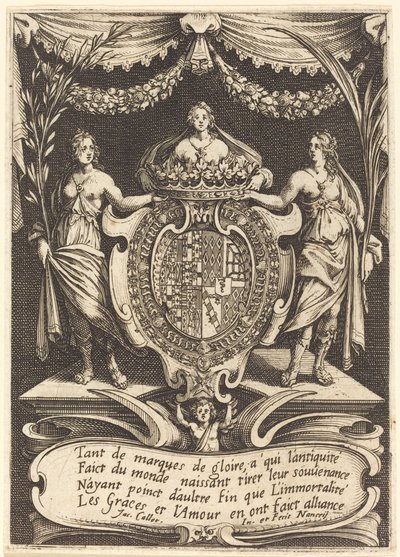 Frontispice til "The Combat at the Barrier" af Jacques Callot