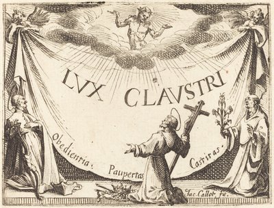 Frontispice til "The Light of the Cloister" af Jacques Callot