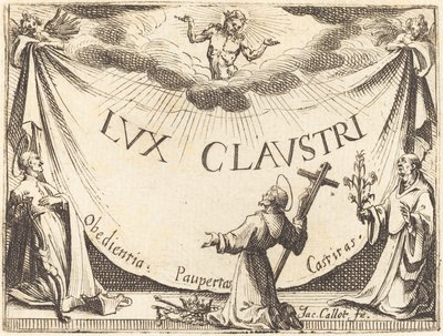 Frontispice til "The Light of the Cloister" af Jacques Callot