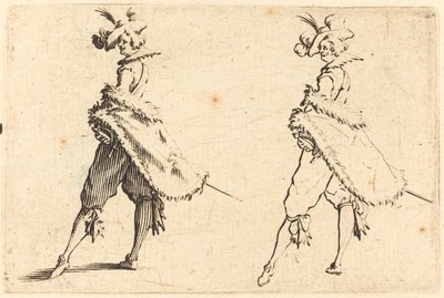 Herre set fra siden af Jacques Callot