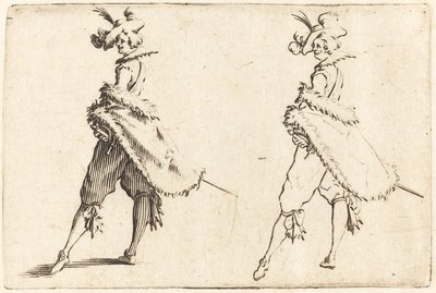 Herre set fra siden af Jacques Callot