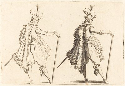 Herre med Cane af Jacques Callot