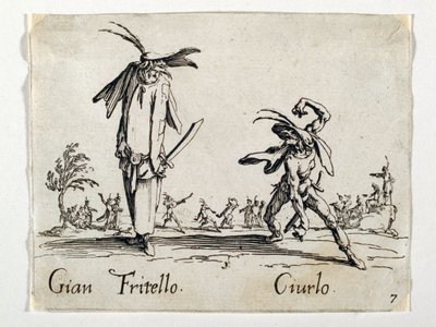 Gian Fritello og Ciurlo, figurer fra Commedia dell