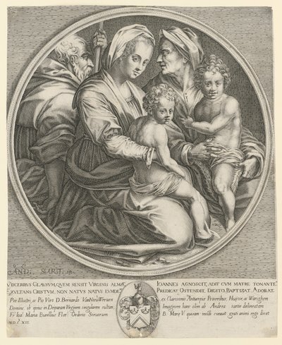 Den Hellige Familie af Jacques Callot