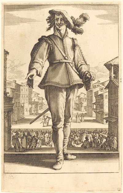 Kaptajnen eller Elskeren af Jacques Callot