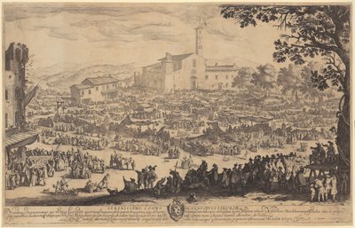 Marked i Impruneta af Jacques Callot