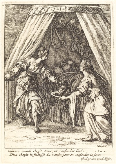 Judith med hovedet af Holofernes af Jacques Callot