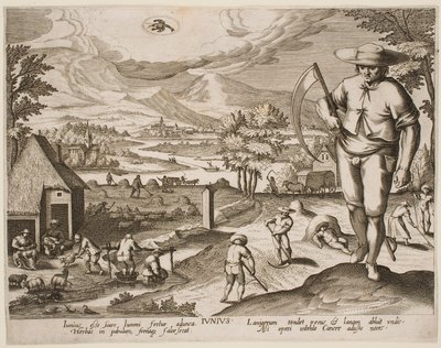 Juni, fra serien «Månederne» af Jacques Callot