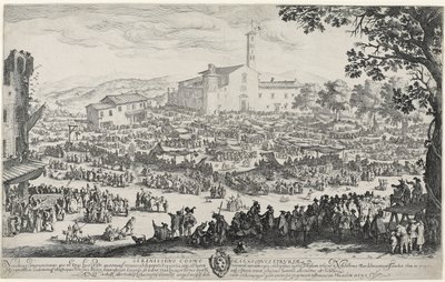 Impruneta-messen af Jacques Callot